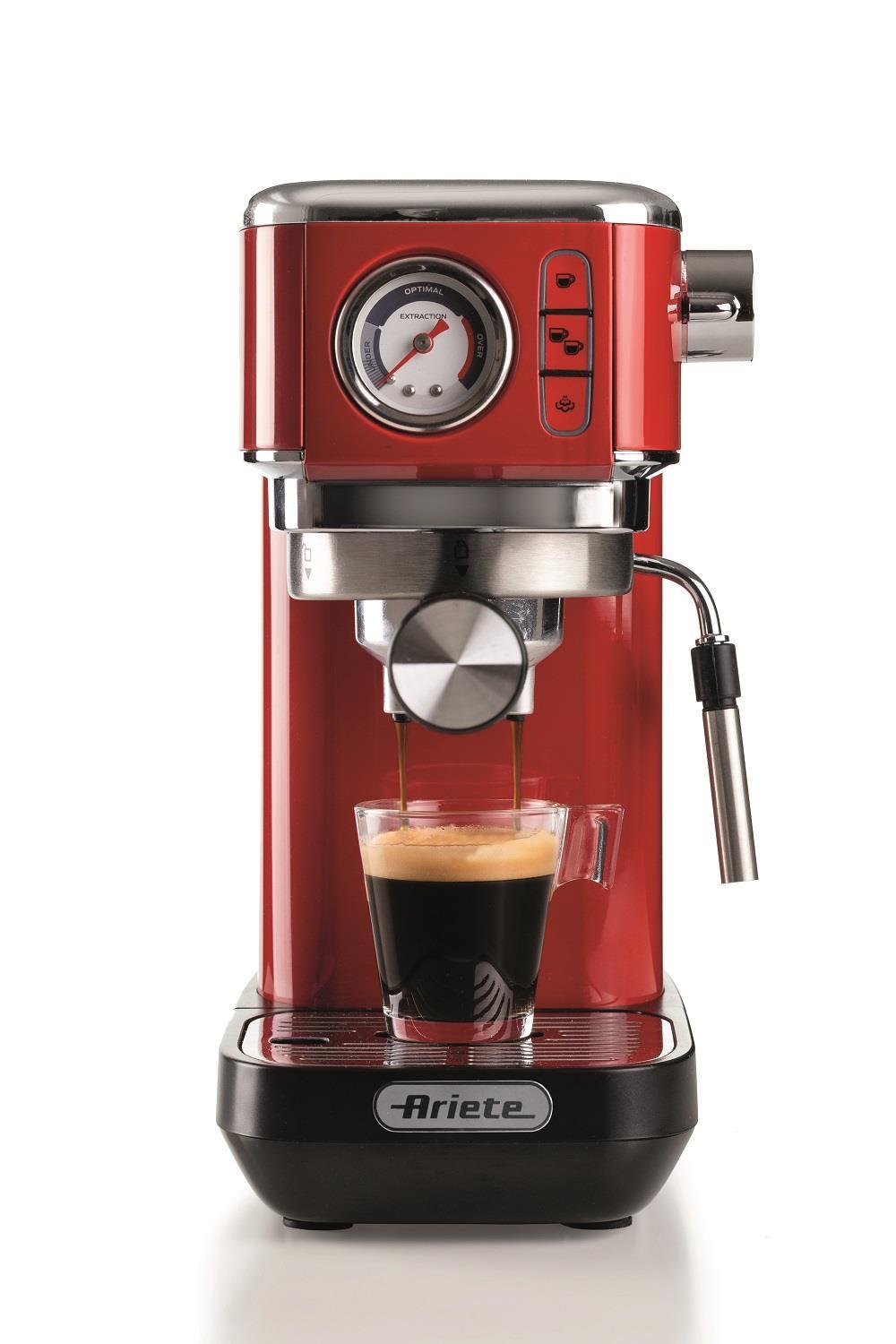 Ariete Moderna Espresso Slim Kahve Makinesi Kırmızı 1381/13