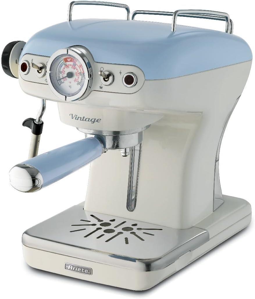 Ariete Vintage Espresso Kahve Makinesi Mavi 1389/15
