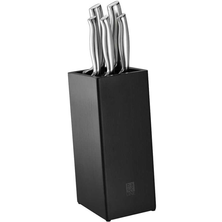 Rösle Basic Line Bıçak Seti Bambu Fırçalı Stant 6 Parça 13755