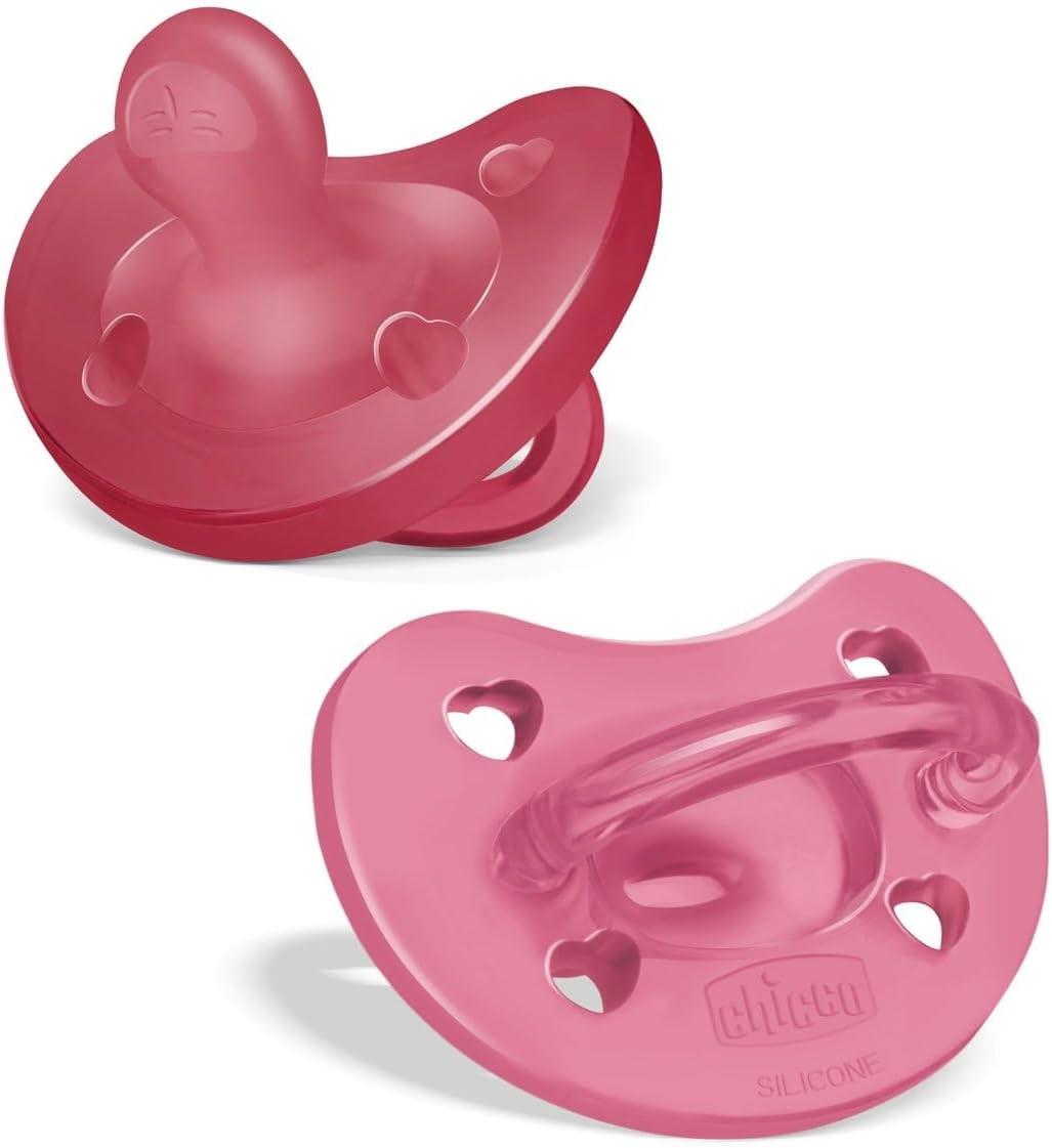 Chicco PhysioForma Soft 2li Silikon Emzik 16-36 Ay Kız
