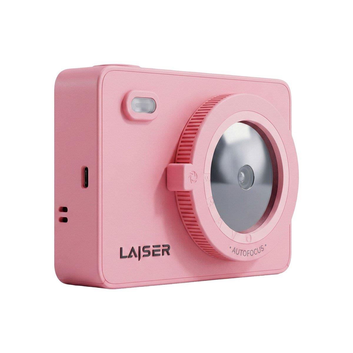 Laiser  Z5s İnstant Kamera ve Fotoğraf Yazıcısı - Şipşak Fotoğraf Makinesi -Pembe