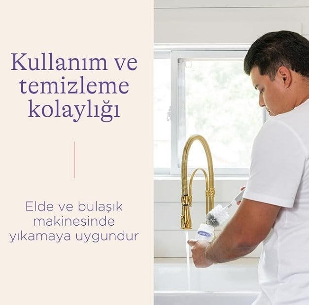 Lansinoh Natural Wave Biberon ve Biberon Emziği 240 ml