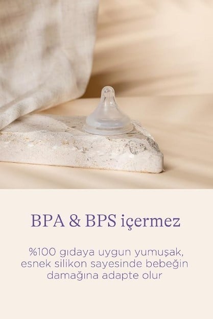 Lansinoh Natural Wave Biberon ve Biberon Emziği 160 ml