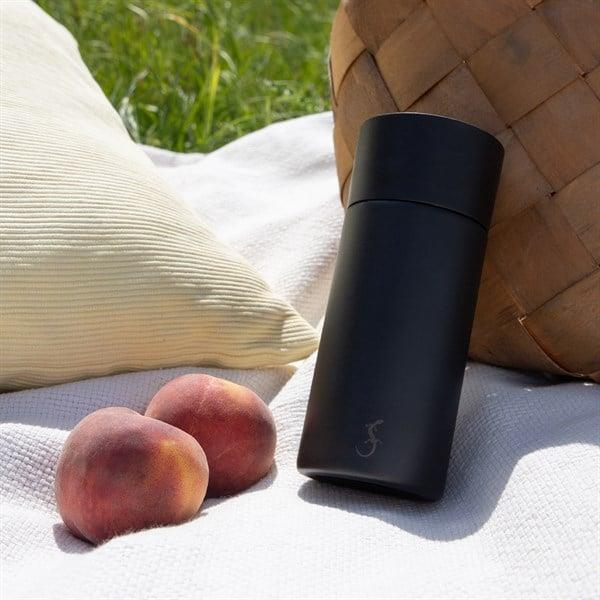 Lurch - 360° EDS Termos 300 ml Mat Siyah, Paslanmaz Çelik - Çift Cidarlı, Sızdırmaz - 270986