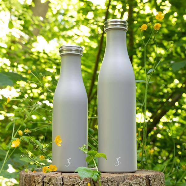 Lurch - 500 ml Granit Gri, Paslanmaz Çelik Termos - Çift Cidarlı, Sızdırmaz - 240805