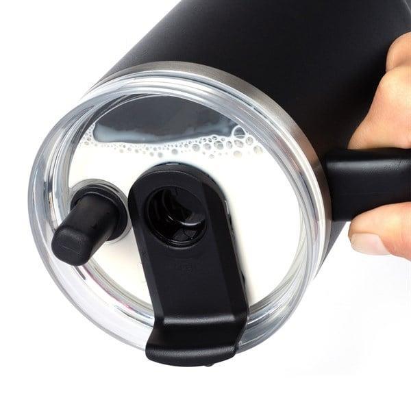 Lurch - “Big Cup” 0.8 L Lila, Paslanmaz Çelik Termos - Uzatılabilir Pipetli, Çift Cidarlı, Sızdırmaz - 270975