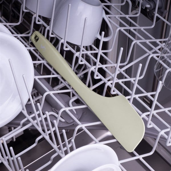 Lurch - Platin Silikon  Hamur Kazıyıcı 28 cm Açık Gri - Yanmaz, Yapışmaz, Bükülmez, Çizmez, Tat ve Koku Bırakmaz - 240006