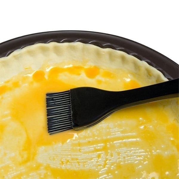 Lurch - Platin Silikon Pasta Fırçası 25,5 cm Siyah - Yanmaz, Yapışmaz, Bükülmez, Çizmez, Tat ve Koku Bırakmaz - 240611
