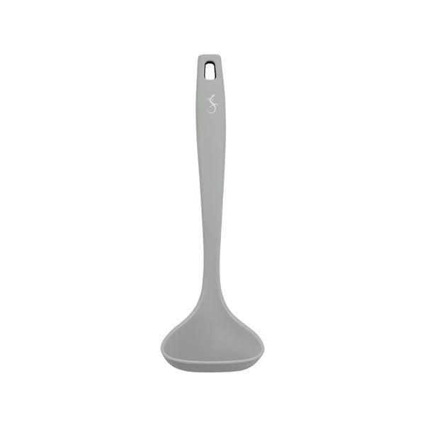 Lurch - Platin Silikon Sos Kepçesi 28 cm Açık Gri - Yanmaz, Yapışmaz, Bükülmez, Çizmez, Tat ve Koku Bırakmaz - 240015