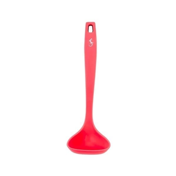 Lurch - Platin Silikon Sos Kepçesi 28 cm Somon - Yanmaz, Yapışmaz, Bükülmez, Çizmez, Tat ve Koku Bırakmaz - 240075