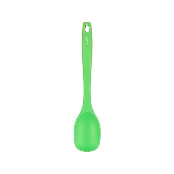 Lurch - Platin Silikon Yemek Kaşığı 28 cm Yeşil - Yanmaz, Yapışmaz, Bükülmez, Çizmez, Tat ve Koku Bırakmaz - 240081
