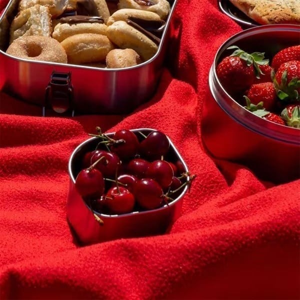 Lurch - “Snack Box” 350 ml, Paslanmaz Çelik Beslenme/Atıştırmalık Kabı Fırınlanabilir - 240936