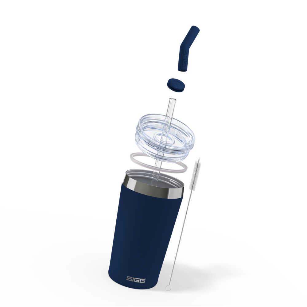 Sigg 6015.20 Helia 0,45L Çelik Termos, Koyu Mavi