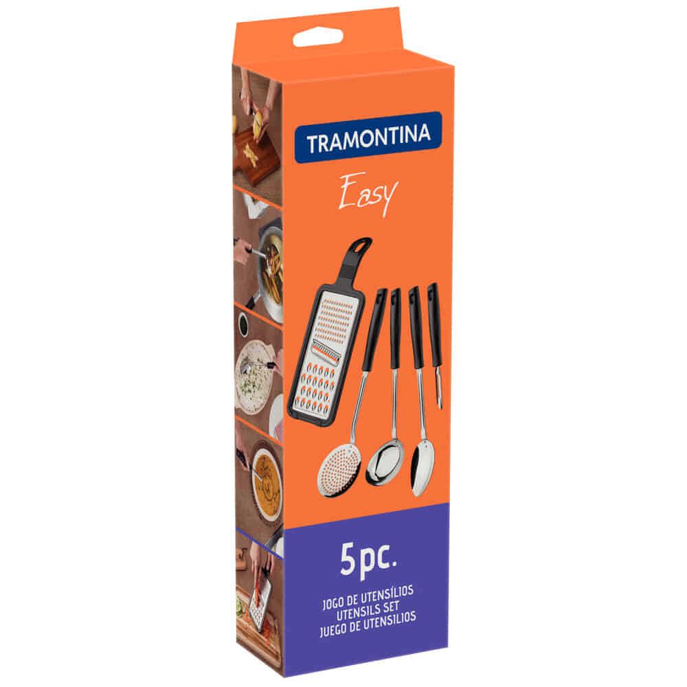Tramontina 25299-013 5 Parça Mutfak Seti, Siyah