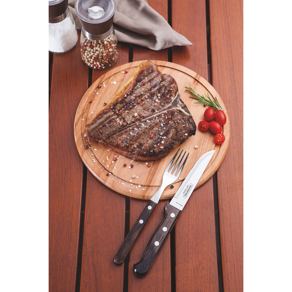 Tramontina Churrasco 21413/095 Jumbo Biftek-steak Bıçağı (12li Kutu)