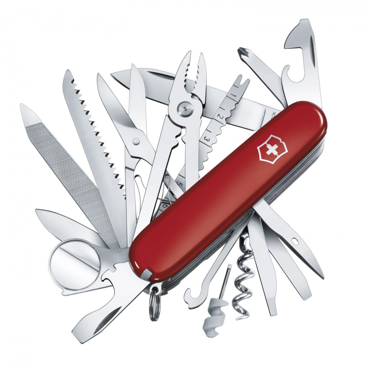 Victorinox 1.6795.LB1 Swiss Champ (33) Deri Kılıflı Çakı (Blisterli)