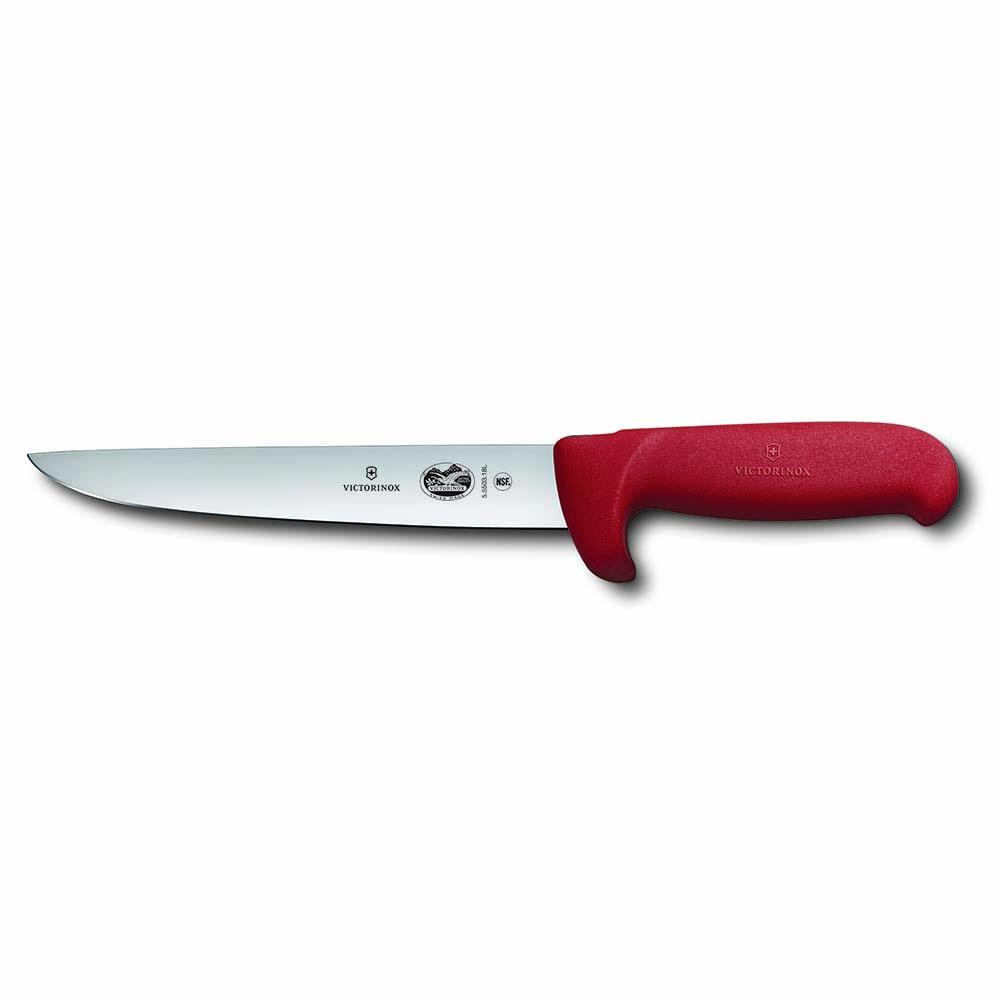 Victorinox 18cm Kırmızı Sıyırma Bıçağı, Parmak Korumalı