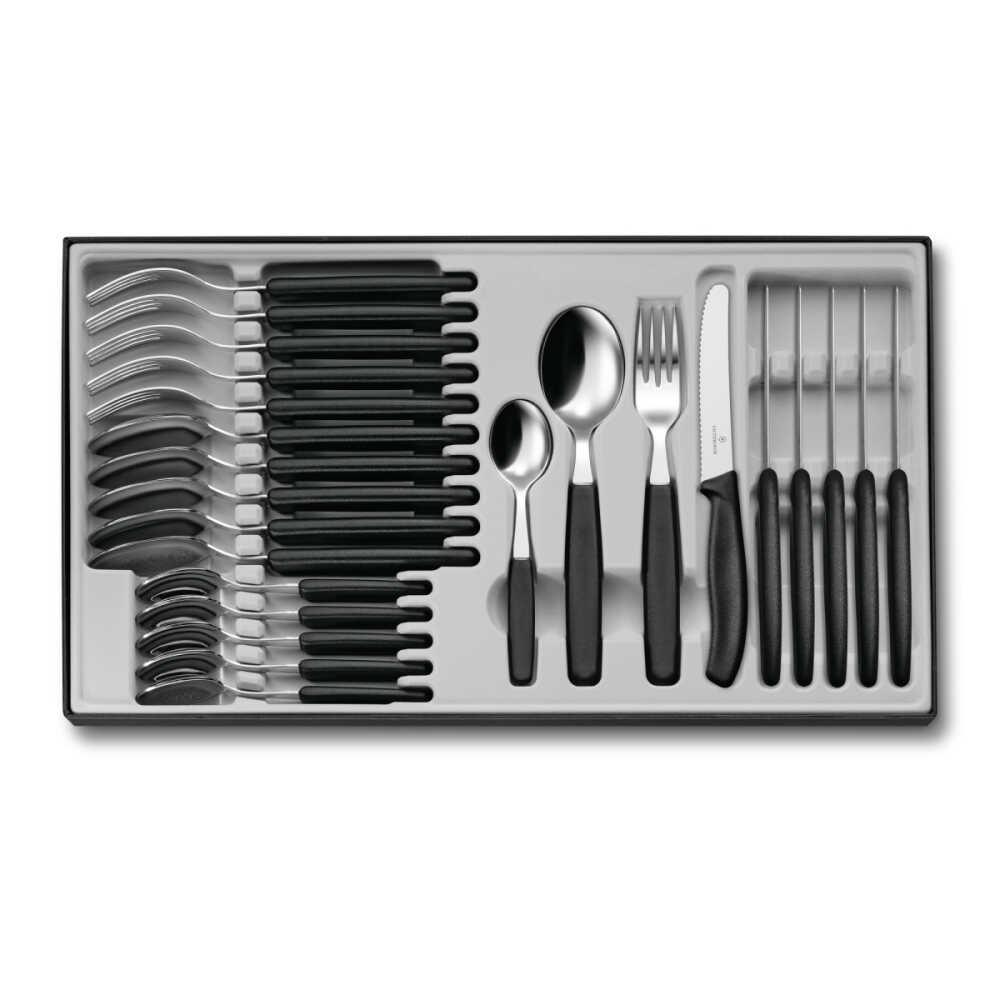 Victorinox 6.7833.24 Siyah Masa Seti, 24 Parça