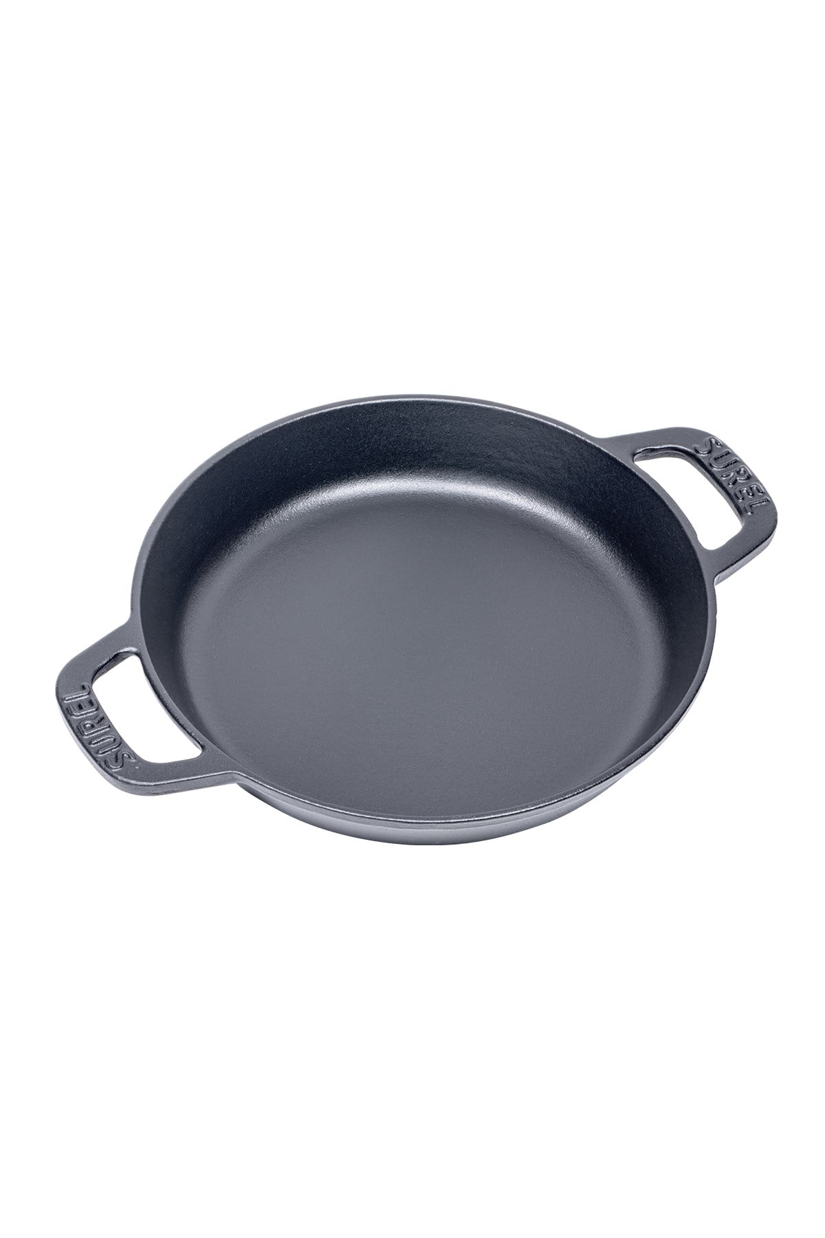 Sürel 22 cm Yuvarlak Düz Tava Mat Siyah