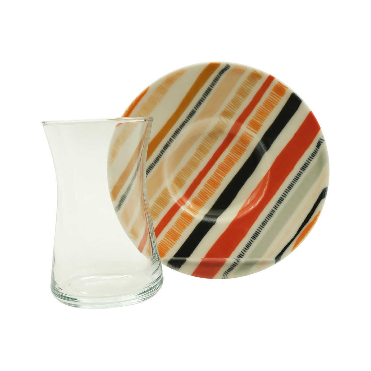 Tulu Heybeli 12 Parça Çay Seti DB3025