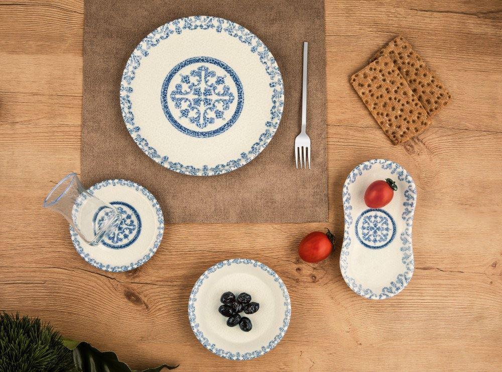 Noble life Blue Dream 26 Parça Porselen Kahvaltı Takımı