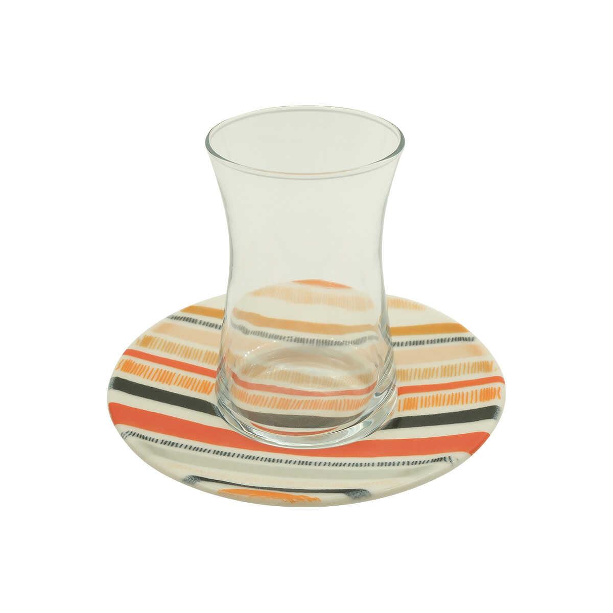 Tulu Heybeli 12 Parça Çay Seti DB3025