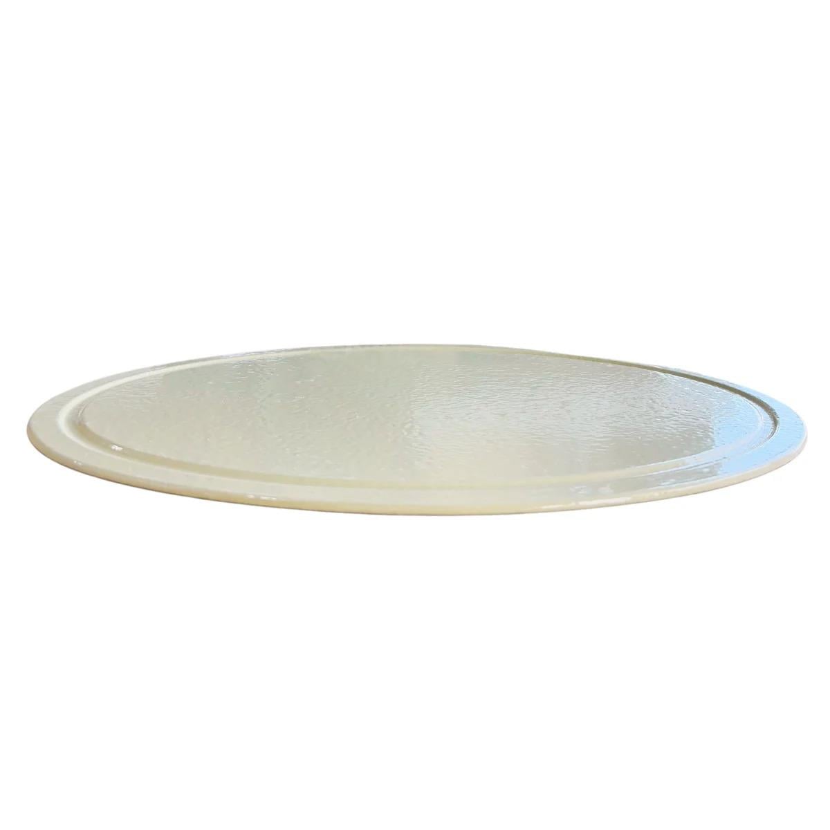 Sürel 23*33 cm Elips Düz Et Pleyt Seramik