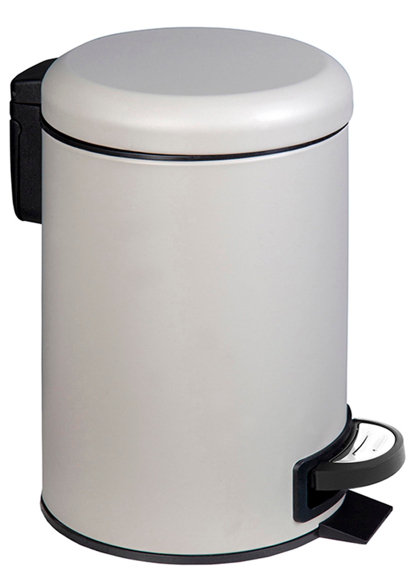 Noble life 5 LT Bej Pedalı Yavaş Kapanır Çöp Kovası