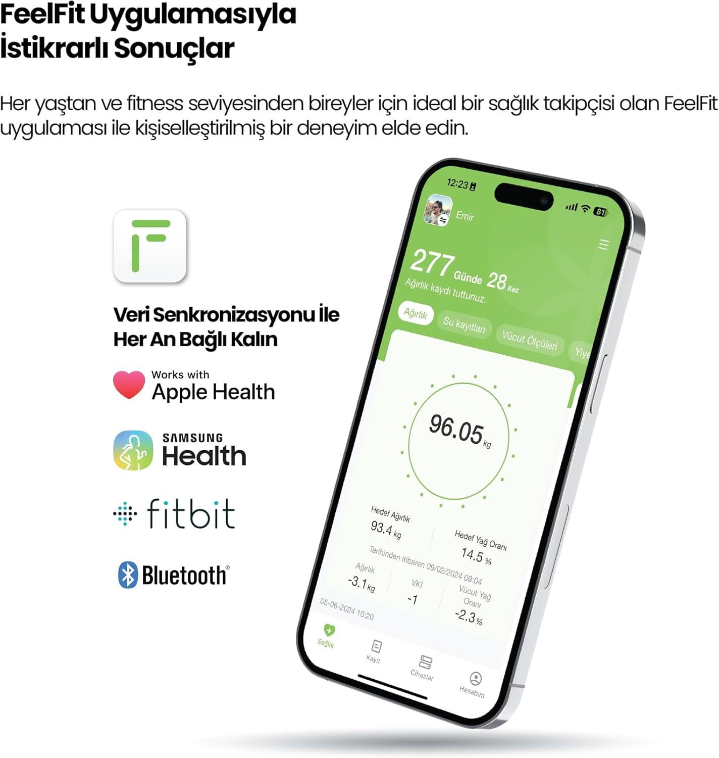 Relux RBS4000 Akıllı Vücut Analiz Tartısı