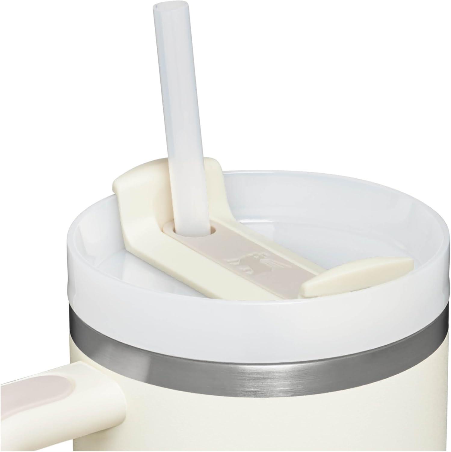 Stanley Quencher H2.O FlowState™ Tumbler Pipetli Termos | 1.18L Krem