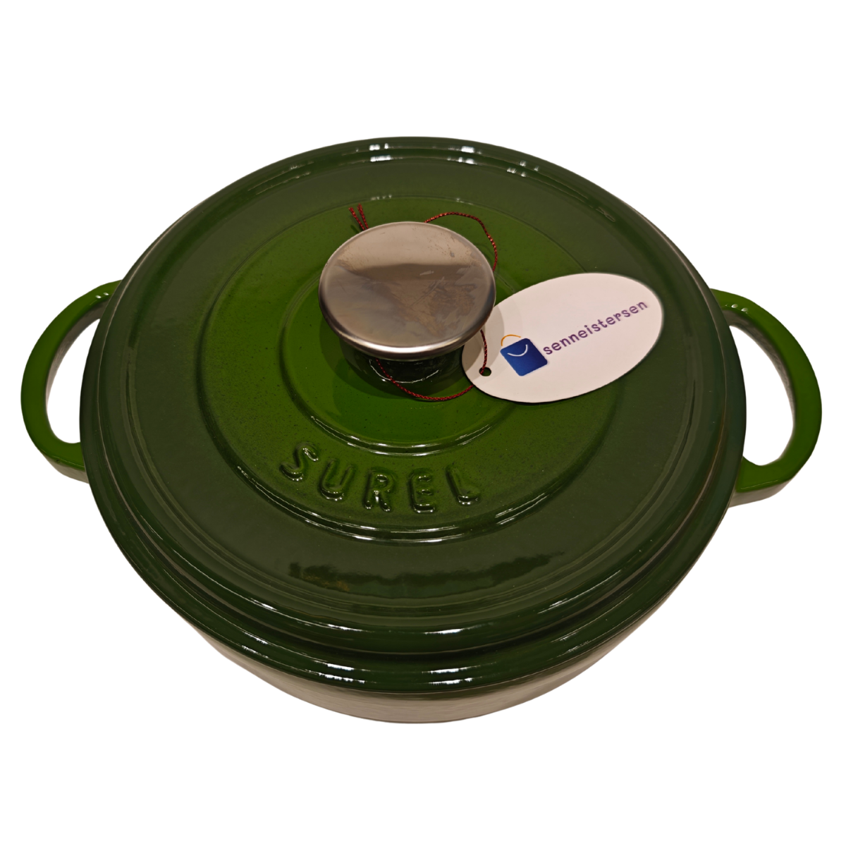 Sürel 24 cm Yuvarlak Sığ Tencere Degrade Yeşil
