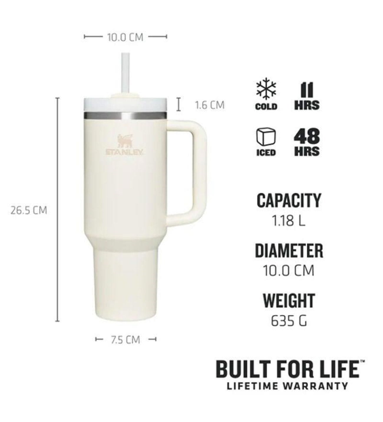 Stanley Quencher H2.O FlowState™ Tumbler Pipetli Termos | 1.18L