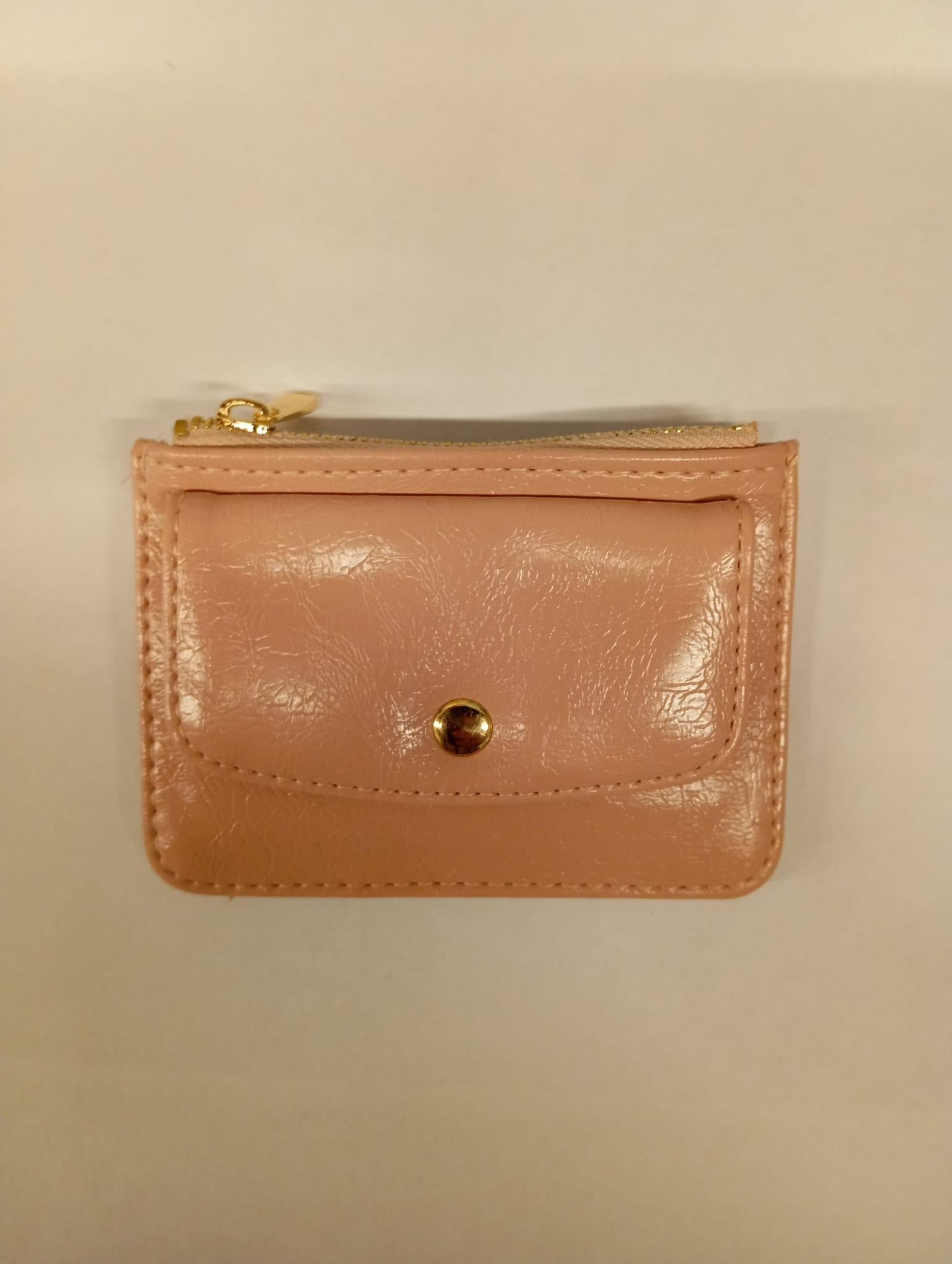 Ollbag Plane Bej Kırışık Detay Bayan Kartlık