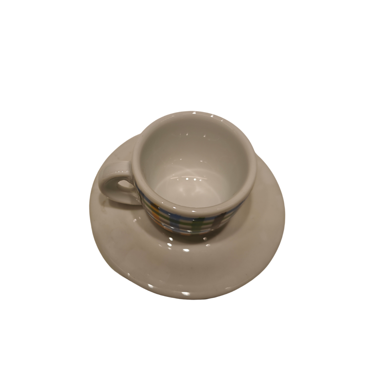 ANCAP Edex ’’Riccioli’’ Porselen Espresso Fincan ve Tabak 