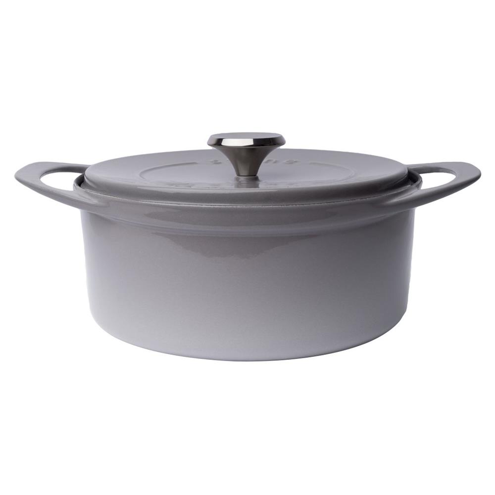 Pot Art Gri 28 cm Derin Döküm Tencere