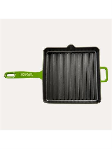 Sürel 30 cm Kare Izgara Tava Degrade Yeşil