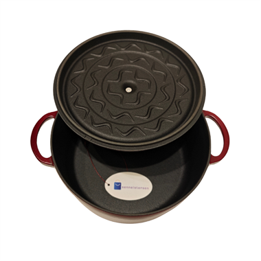 Sürel 24 cm Yuvarlak Tencere Saten Bordo