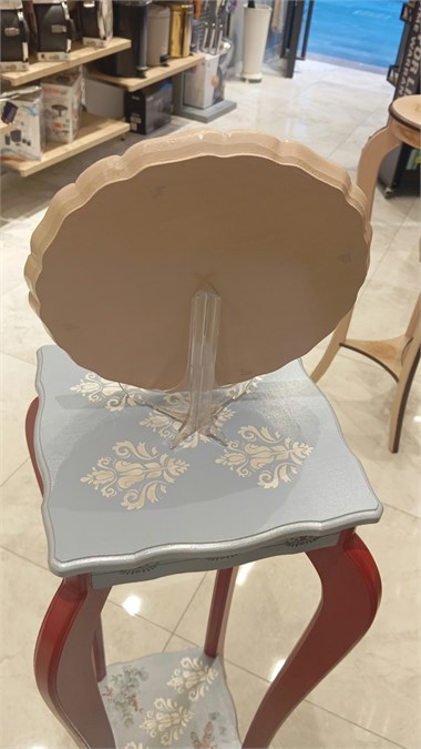 El boyama ahşap obje çapı 28cm