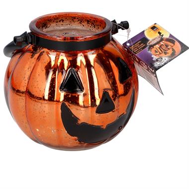 Cadılar bayramı cam kabak 15,5 x 14 cm