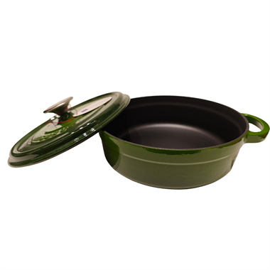 Sürel 24 cm Yuvarlak Sığ Tencere Degrade Yeşil