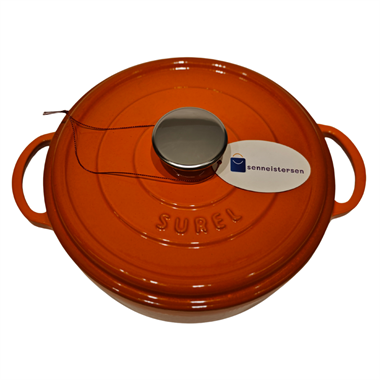 Sürel 24 cm Yuvarlak Sığ Tencere Degrade Turuncu