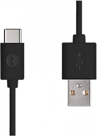 TAKS 5DK12S USB-A/USB-C ŞARJ KABLOSU SİYAH 100CM