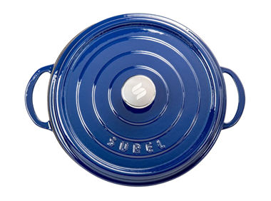 Sürel 32 cm Yuvarlak Tencere Parlak Koyu Mavi