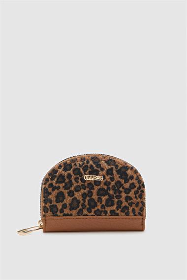 OLLBAG Jefece Leopar Desen Çanta Cüzdan
