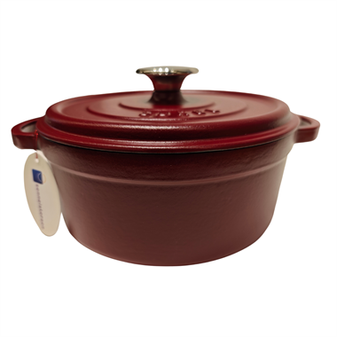 Sürel 24 cm Yuvarlak Tencere Saten Bordo