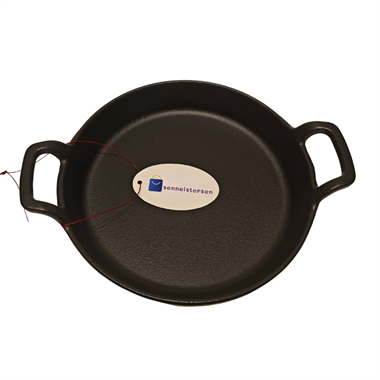 Sürel 22 cm Yuvarlak Düz Sahan Mat Siyah