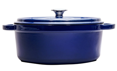 Sürel 32 cm Yuvarlak Tencere Parlak Koyu Mavi