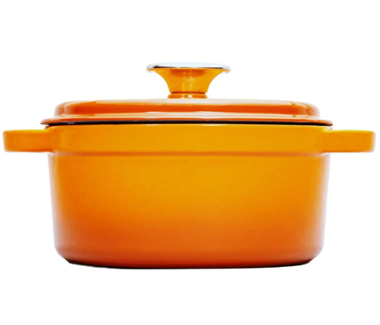 Sürel 20 cm Yuvarlak Tencere Degrade Turuncu