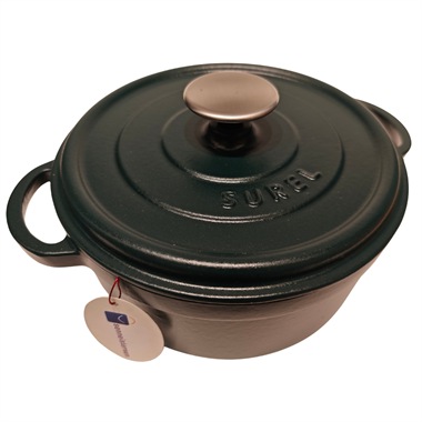 Sürel 24 cm Yuvarlak Tencere Saten Yeşil