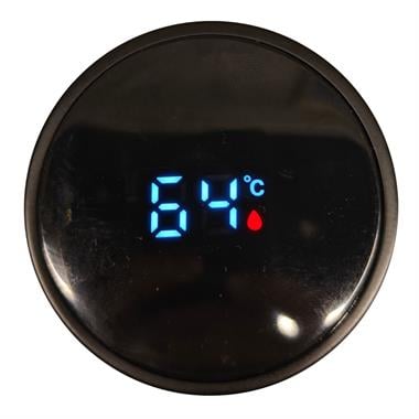 Porfex Sıcaklı Göstergeli  Siyah Termos 1lt.